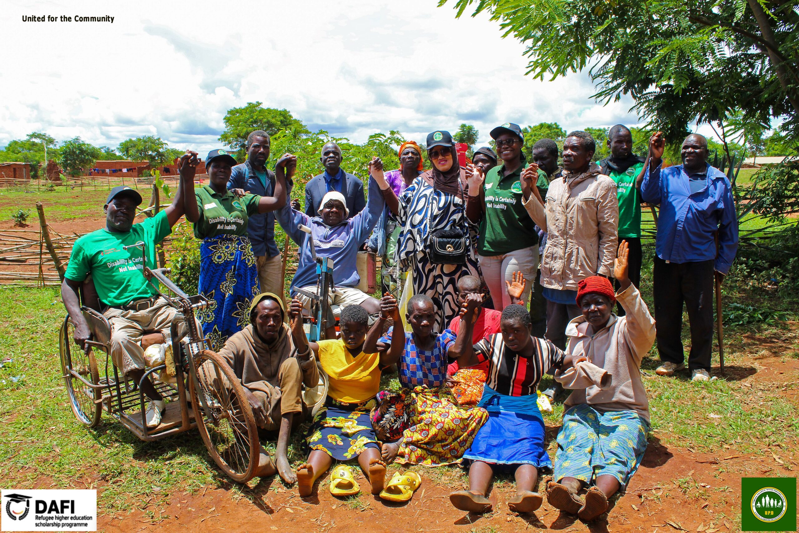 Promoting social inclusion in Lilambwe: UPD and DAFI serving people with disabilities.